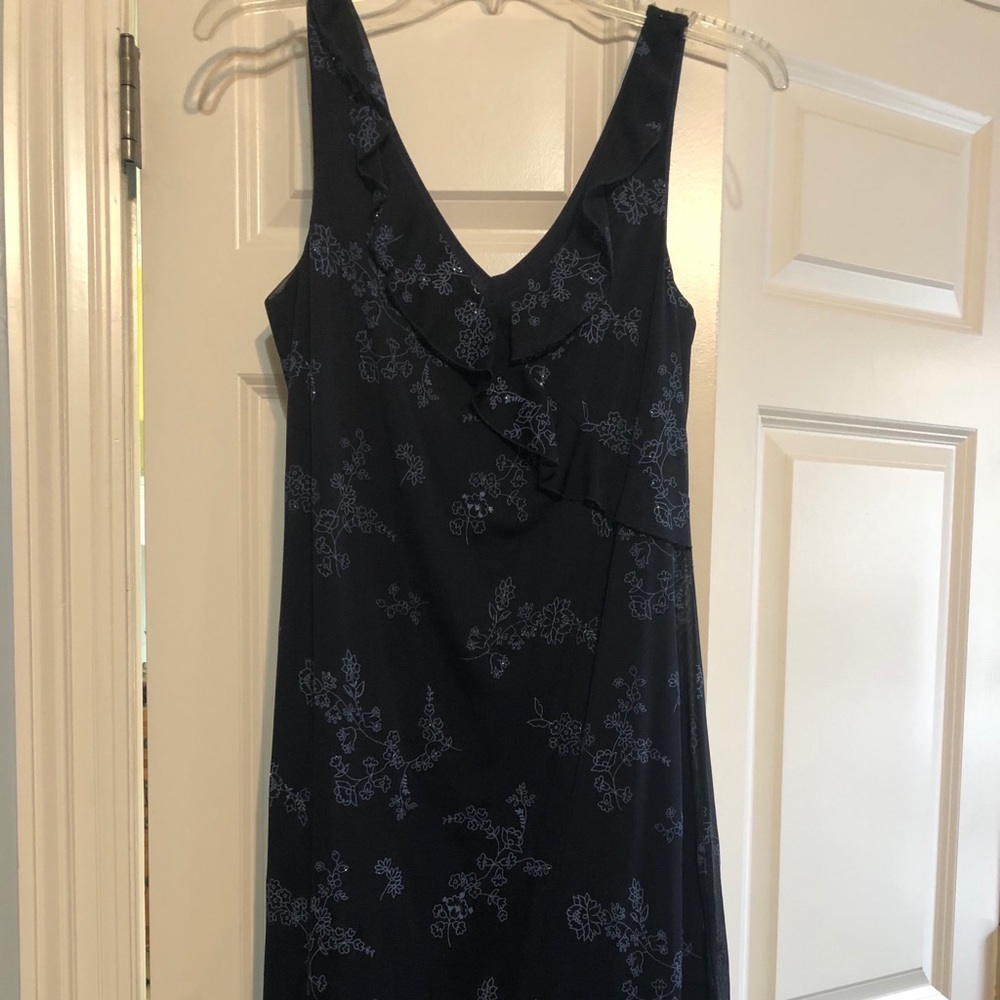 Blue cocktail dress